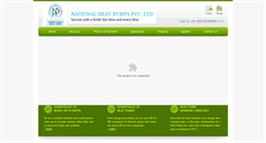 Desktop Screenshot of nationalheatpumps.com